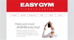 Desktop Screenshot of easygym.cz